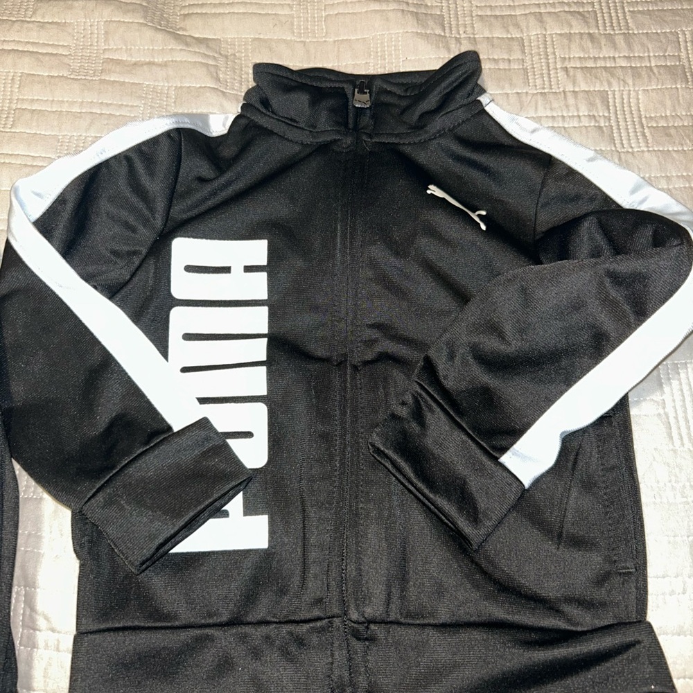 Puma Black Track Jacket and Pants -18 months